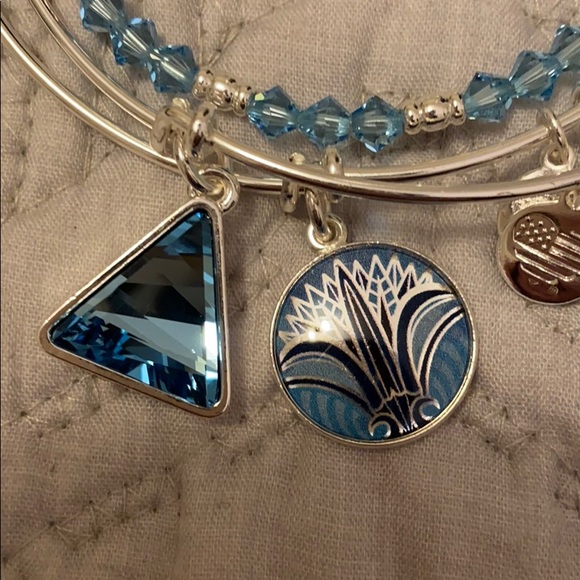 Alex and Ani blue lotus set - Picture 2 of 7